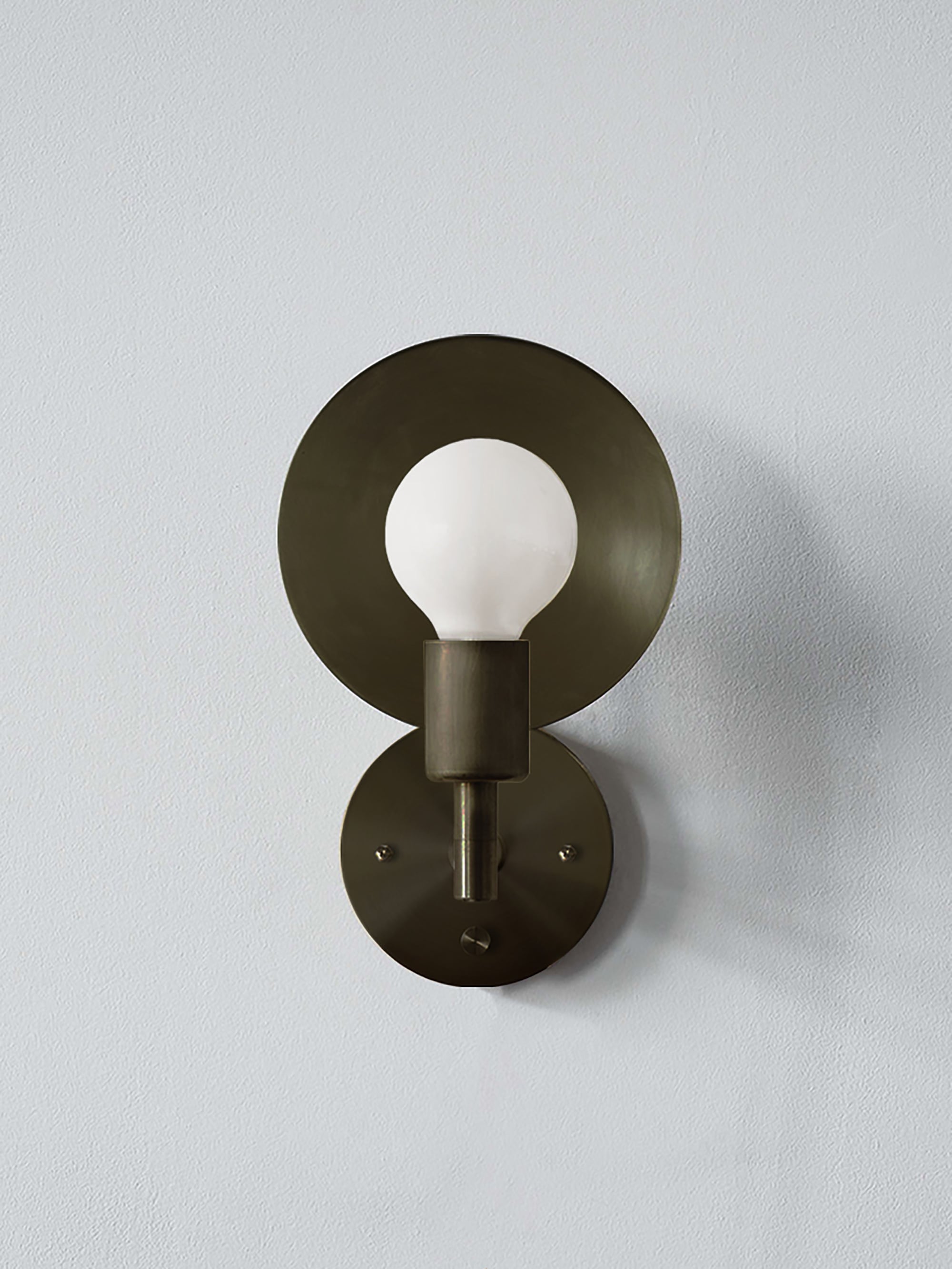 32826 8eec697676 Orbit Sconce Hardwired Front Bronze Portrait
