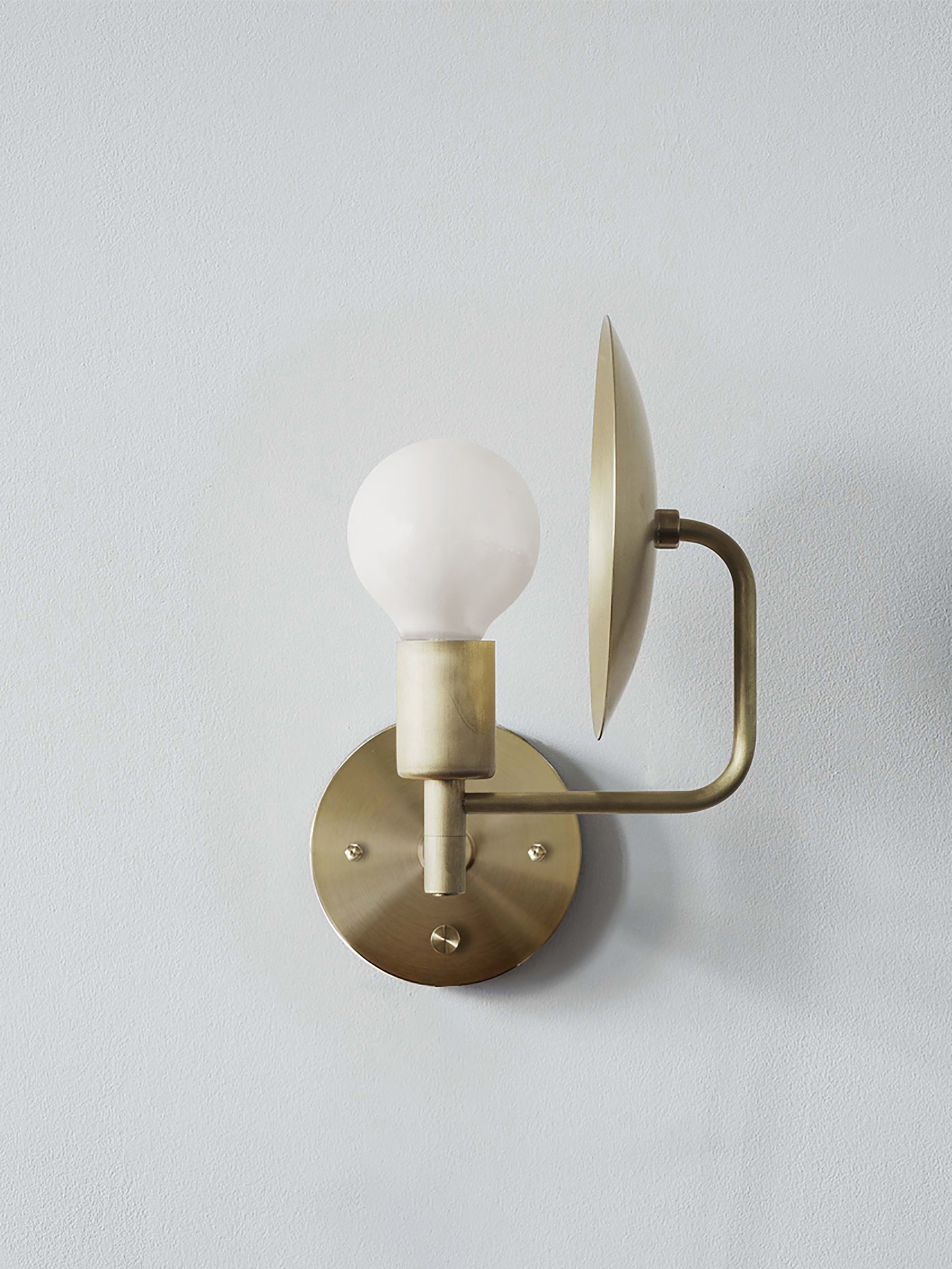32826 933c6fe4d1 Sconce Hardwired Side Brass Portrait