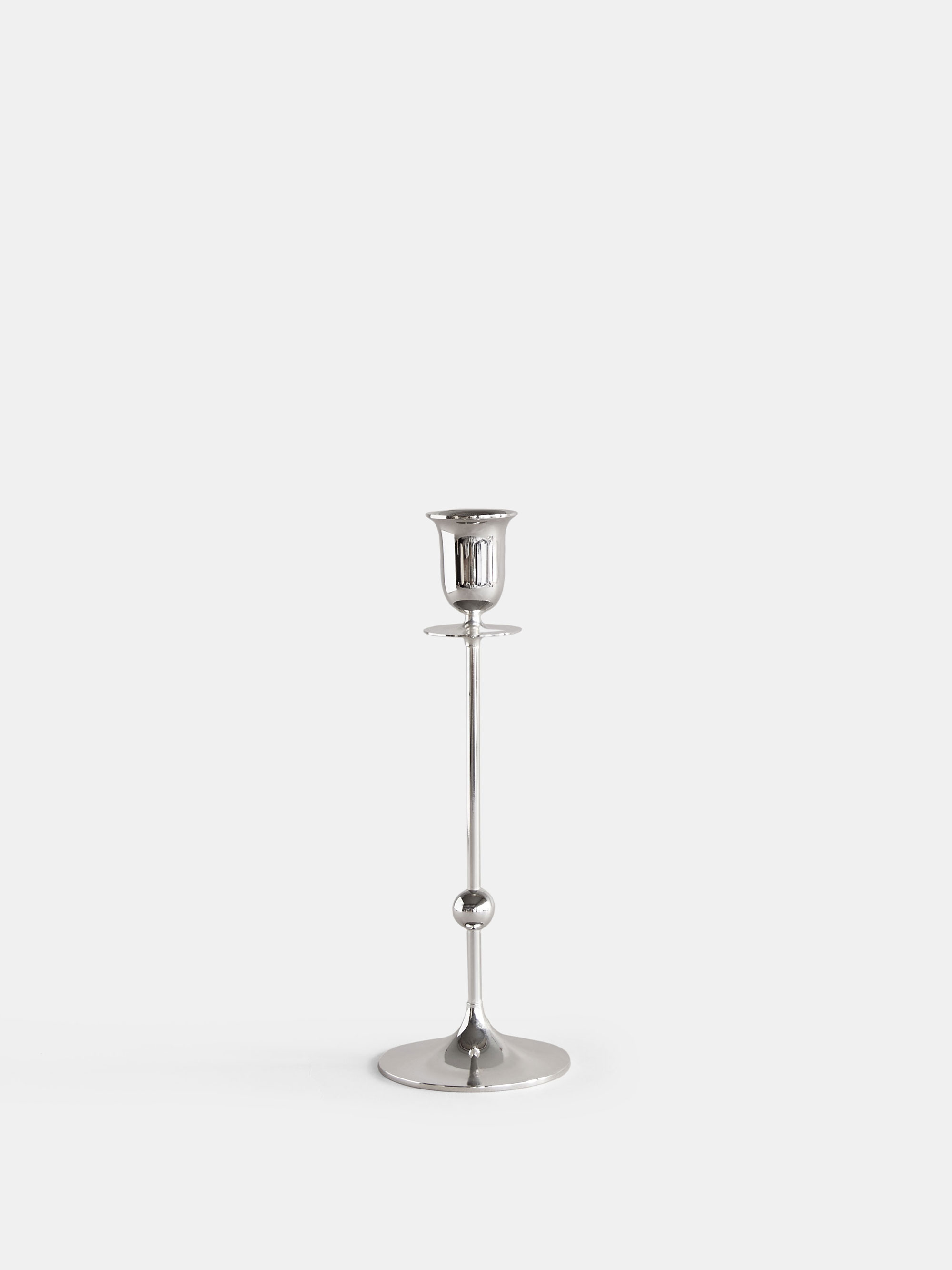 34300 65075a21c6 Totem Candle Holder Silver 20 Cm Portrait