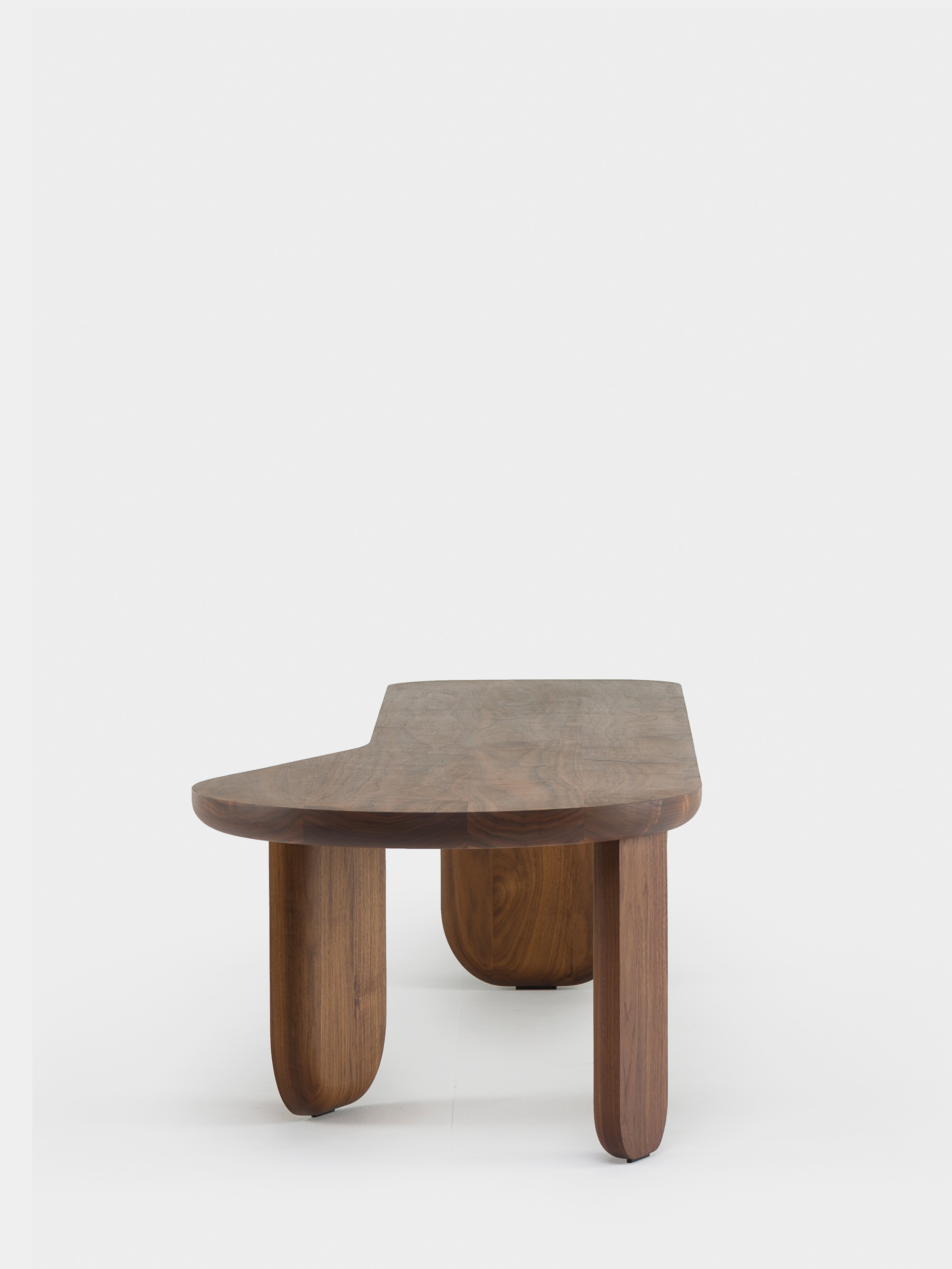 40720 7177758157 120 Kim Bench By Nichetto In Walnut End Whitebkgrnd Portrait