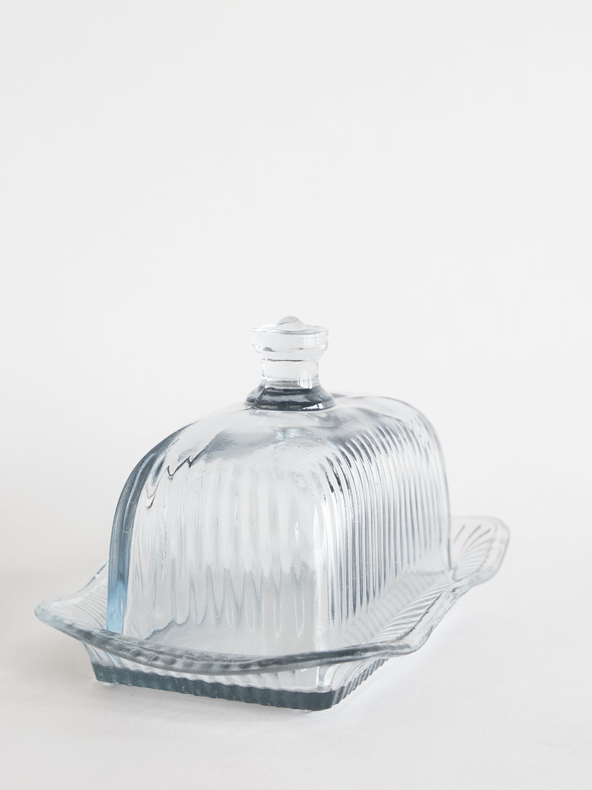 40790 13a50fbff4 Butter Dish In Clear Glass 3 Portrait