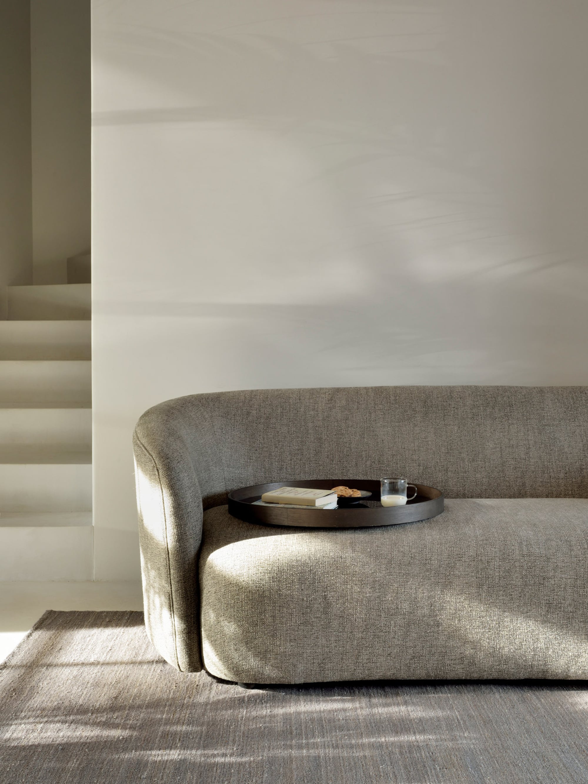 42858 337e08912a 38607 Cb7e81a562 20144 Ellipse Sofa 3seater Ash 21703 Grey Nomad Kilim Rug 20913 Graphite Organic Tray 2 Web Original Portrait