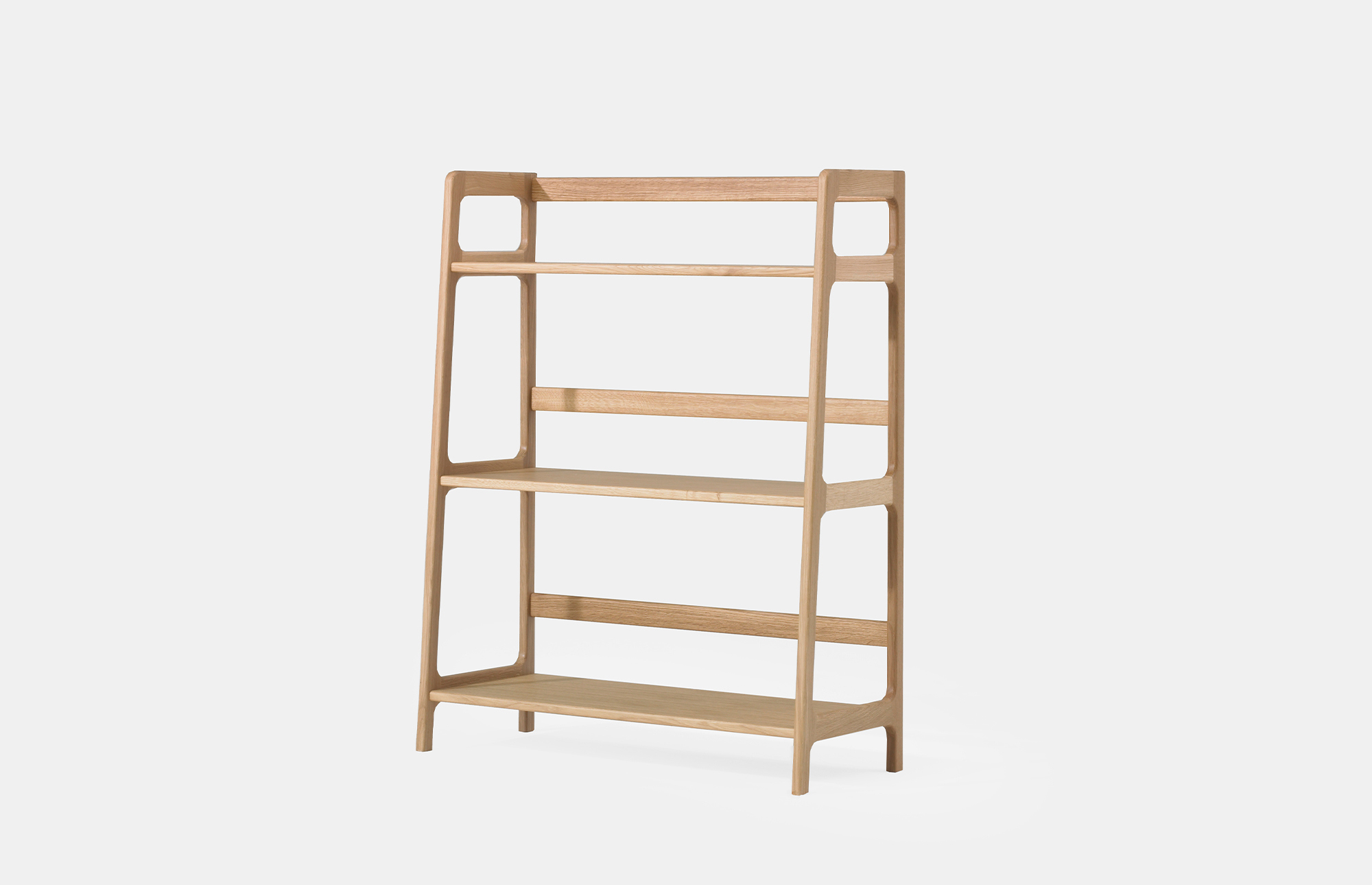 43668 B0a91b7301 Agnes Medium Shelving Unit In Oak By Kay Stemmer For Scp Portrait