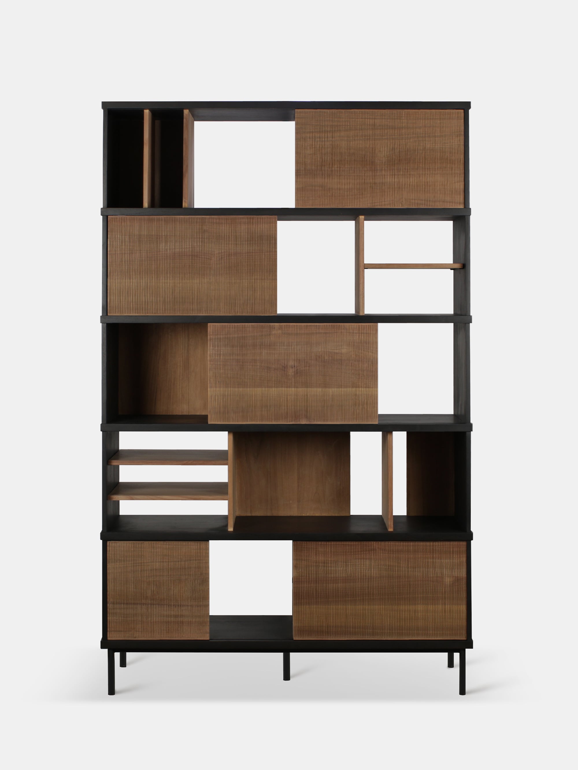 44571 A872c99127 10144 Teak Oscar Rack 5 Sliding Doors Portrait