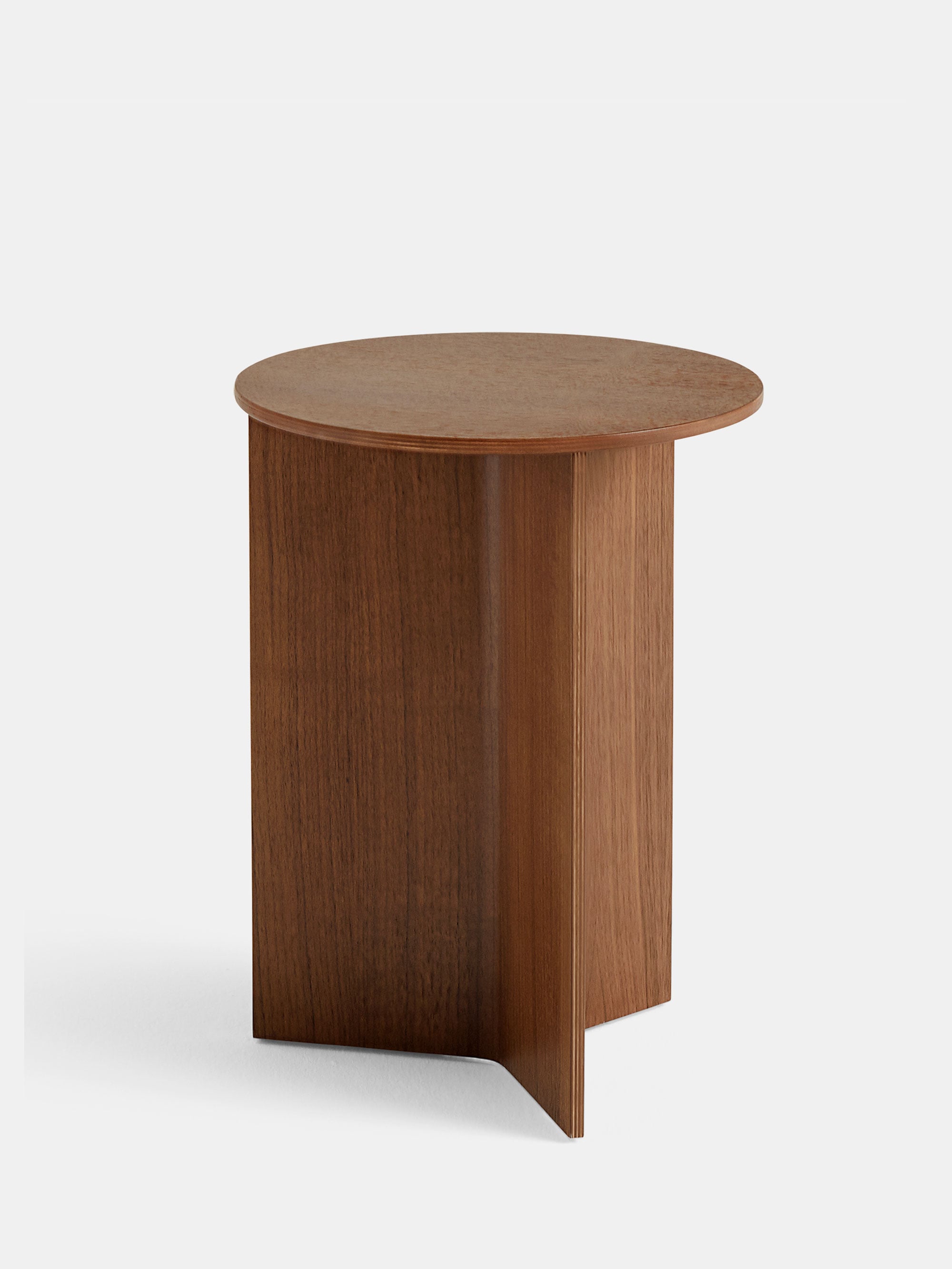 47301 8b40b0ba69 Slit Table Wood Round High Walnut Portrait