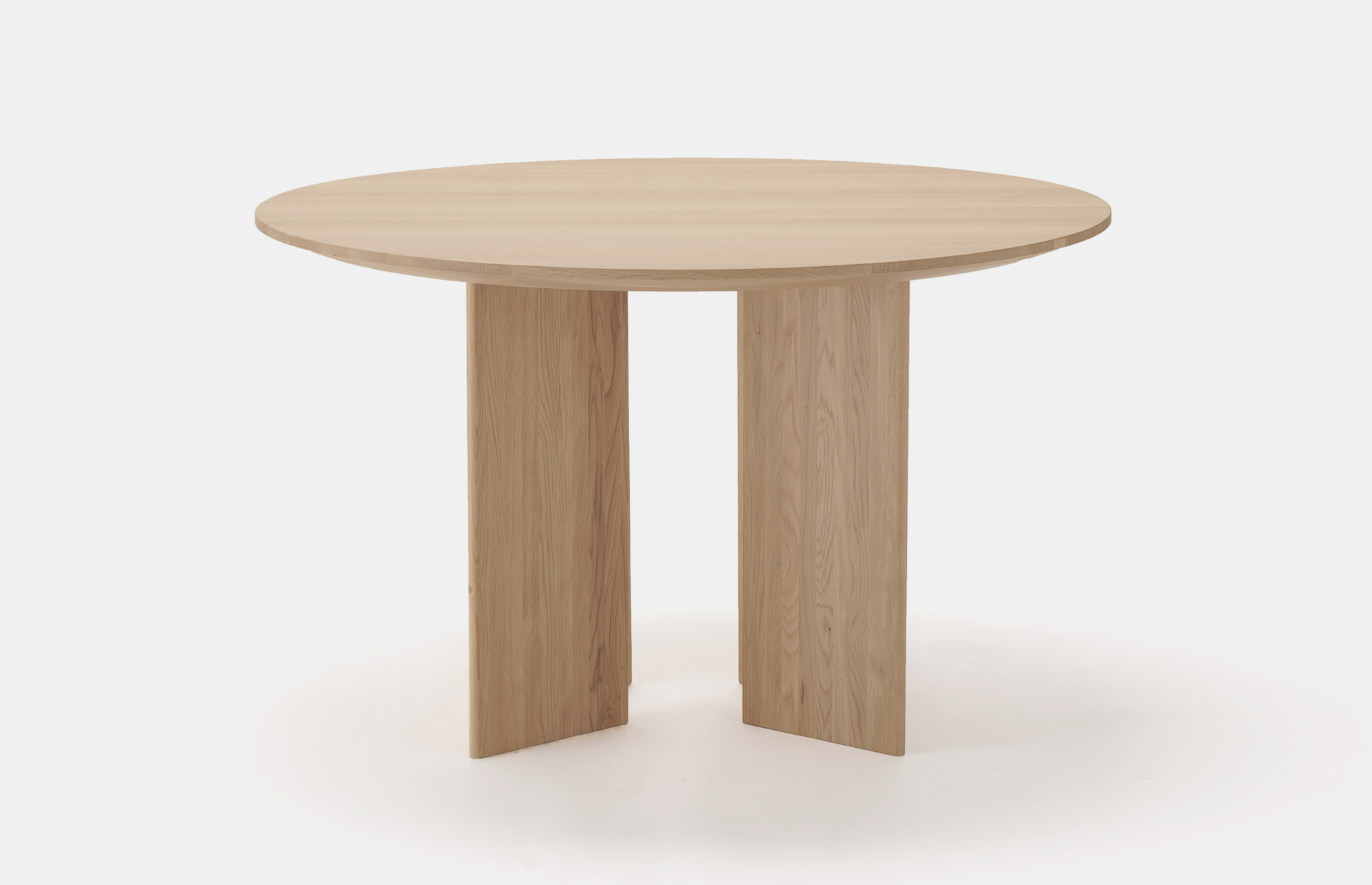 48856 043900a28c A Dt03 Round Dining Table Pure Oak 120 Cm Portrait