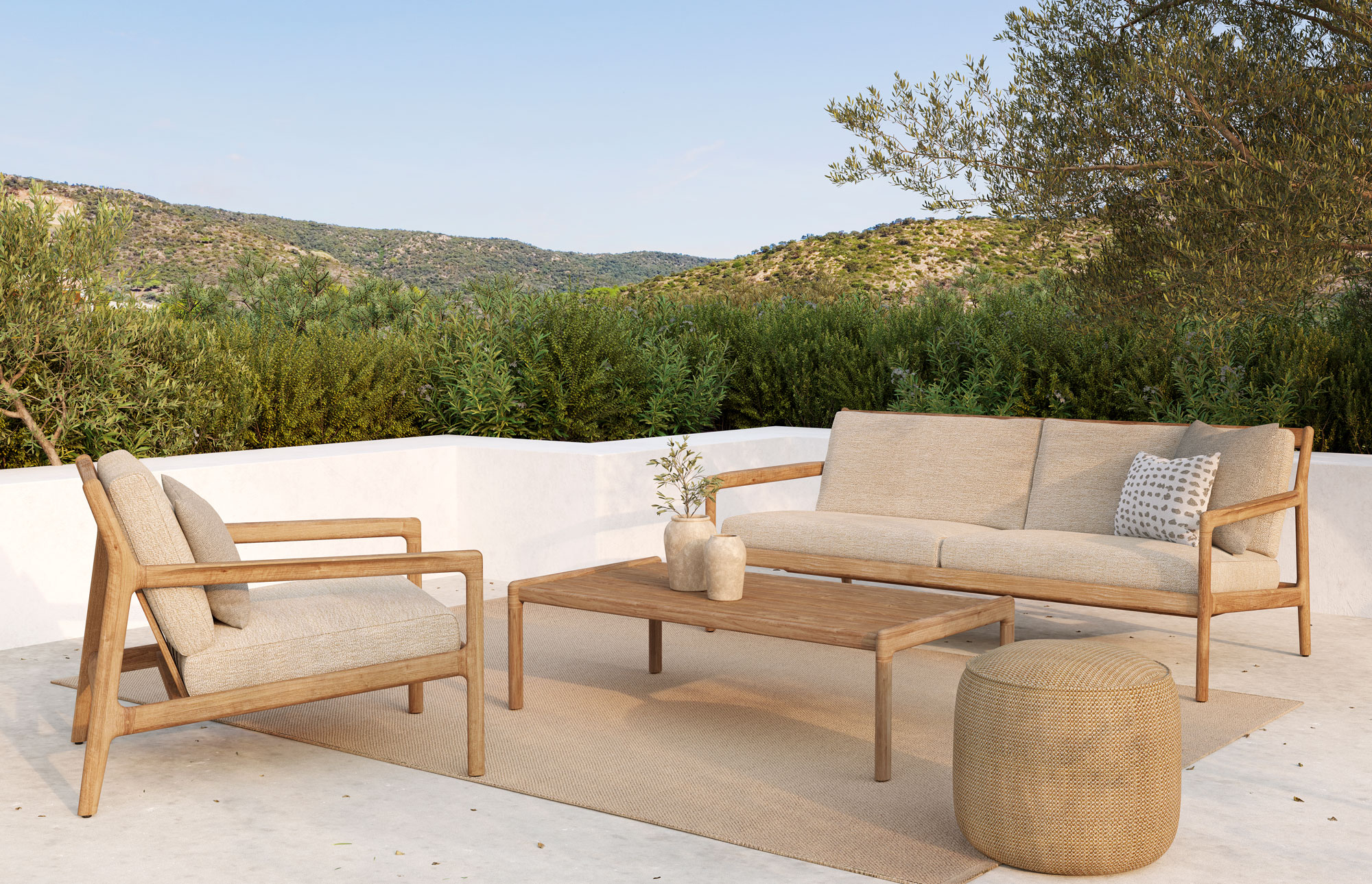 53598 F885e6f314 Jack Outdoor Sofa Teak Natural 2 Portrait