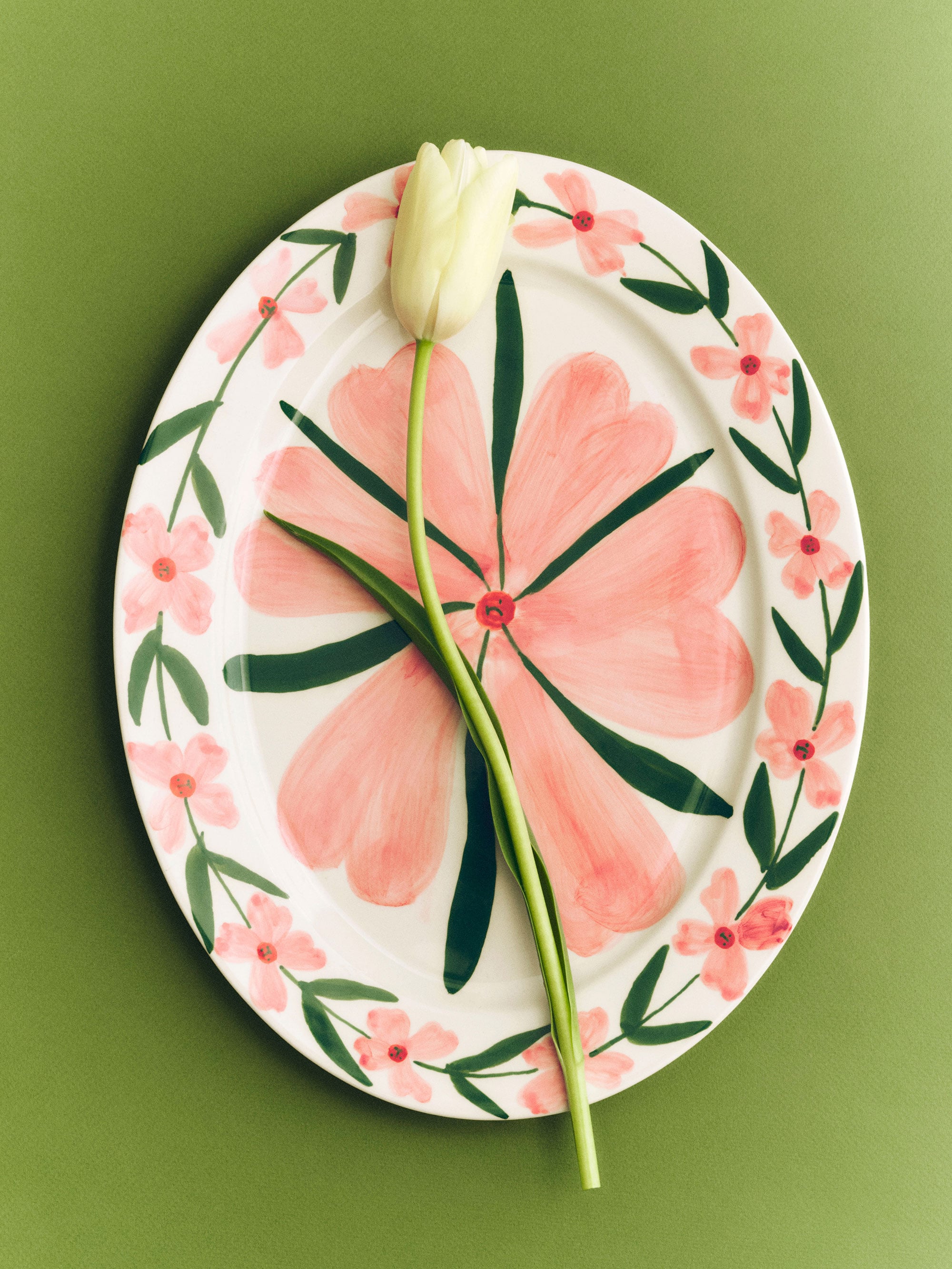 58596 4222e41f70 La Pittura Oval Serving Platter Josephine Portrait