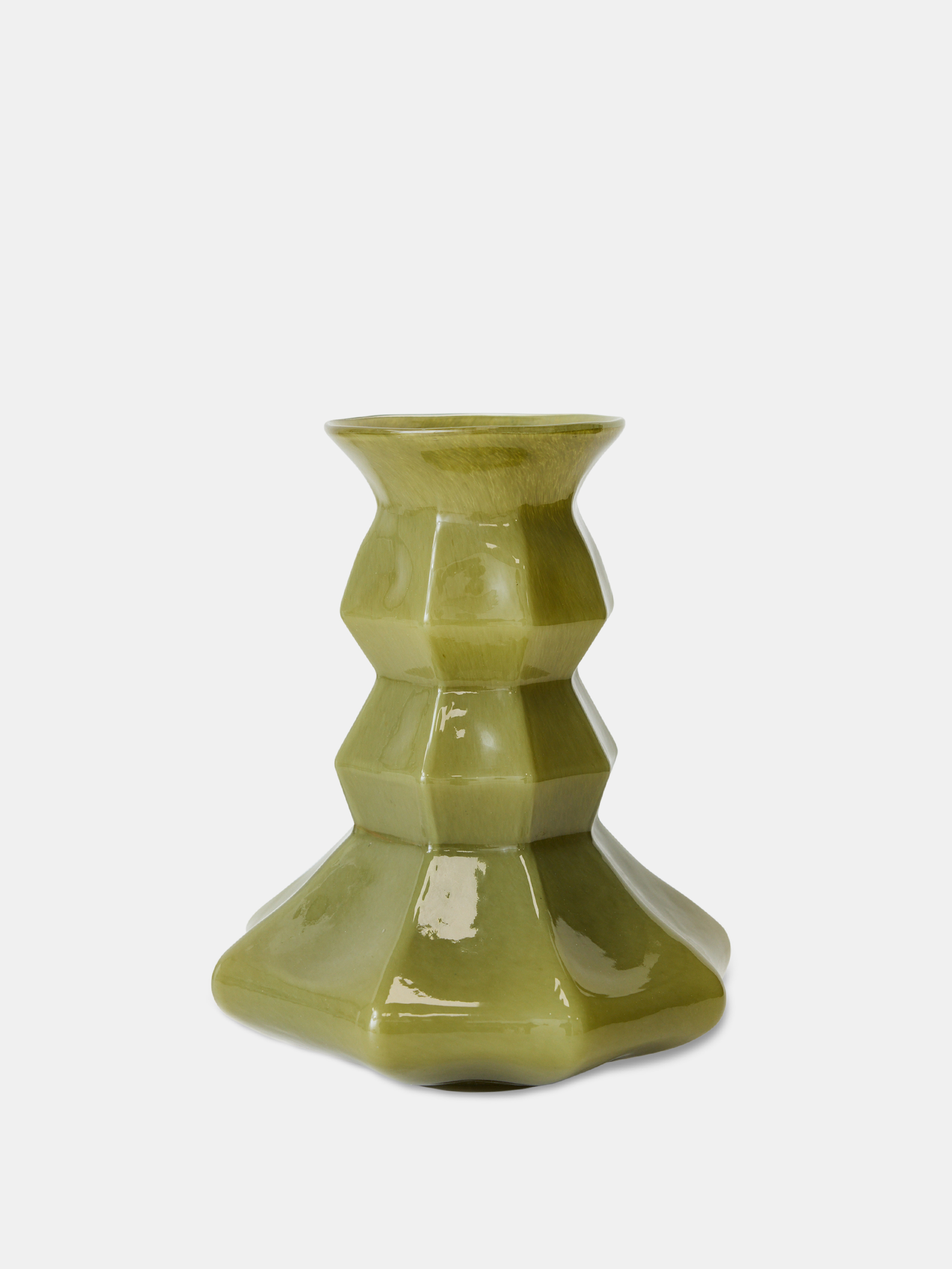 58908 1e1f3f3dad Silhouette Glass Vase Green Portrait