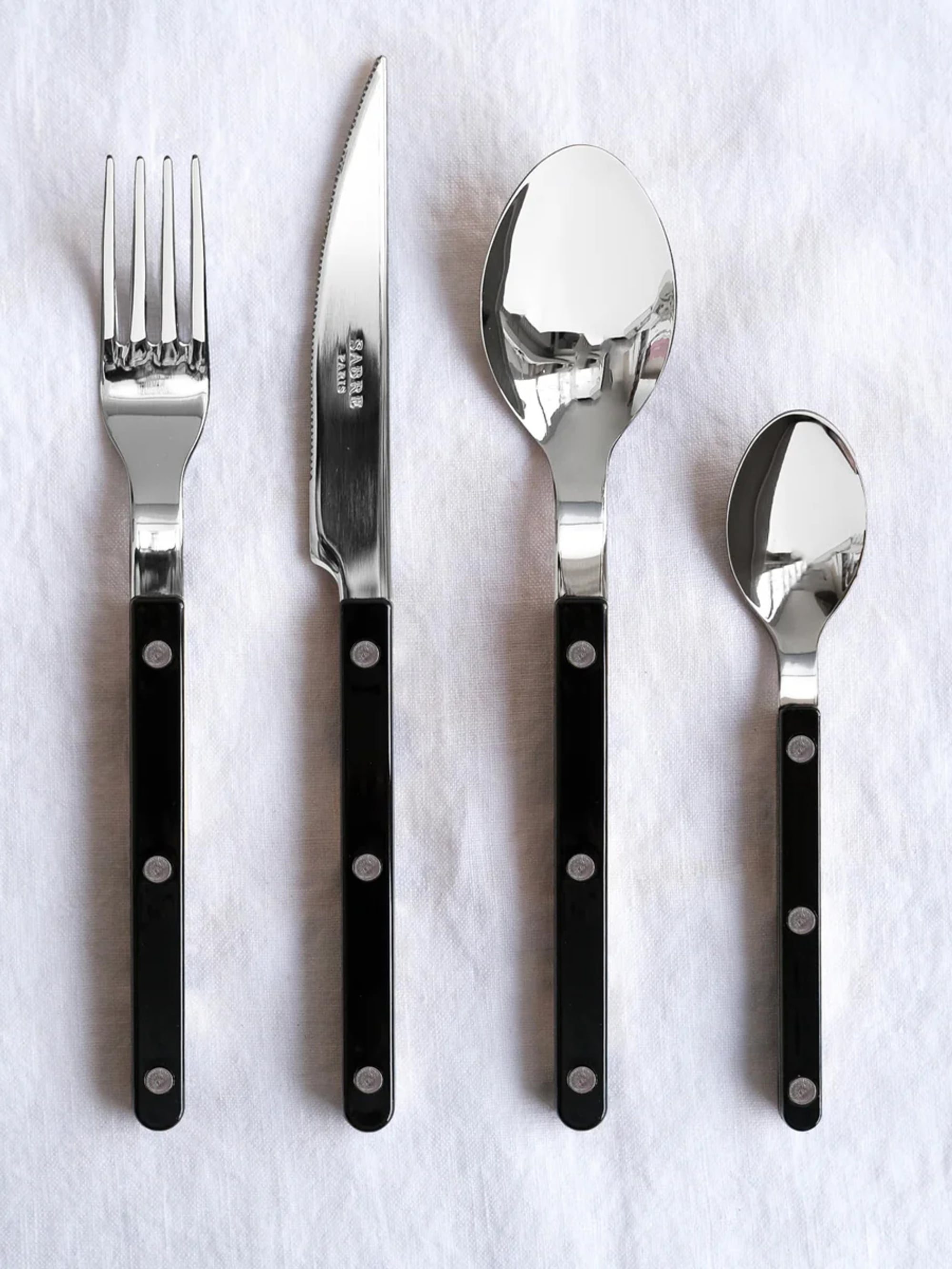 60326 0db7942911 Bistrot Soup Spoon Shiny Black 1 Portrait