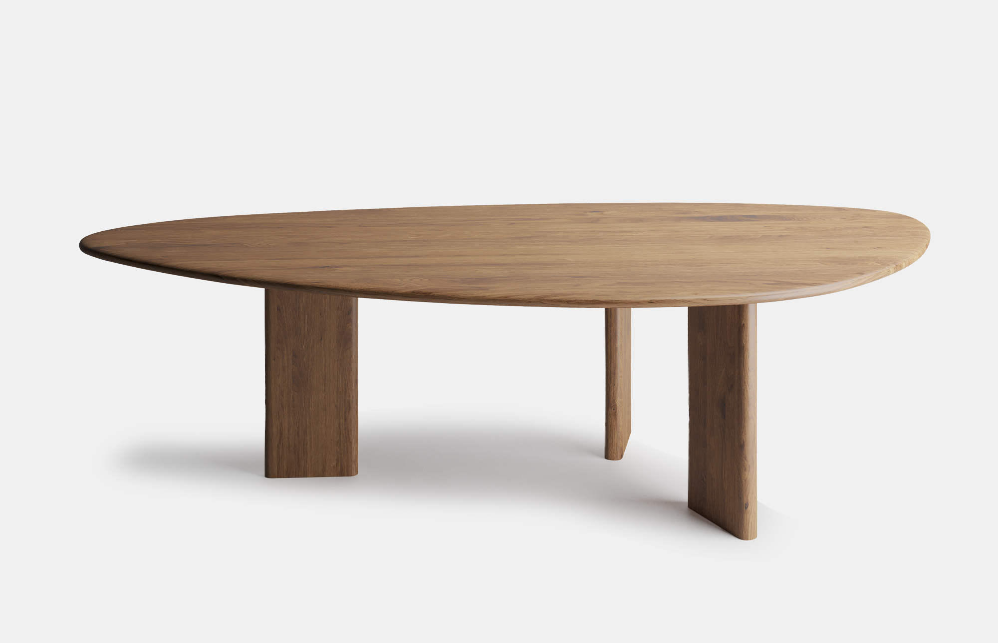 61112 A6ae2bff34 Evo Dining Table Oak Natural 280x120 Portrait