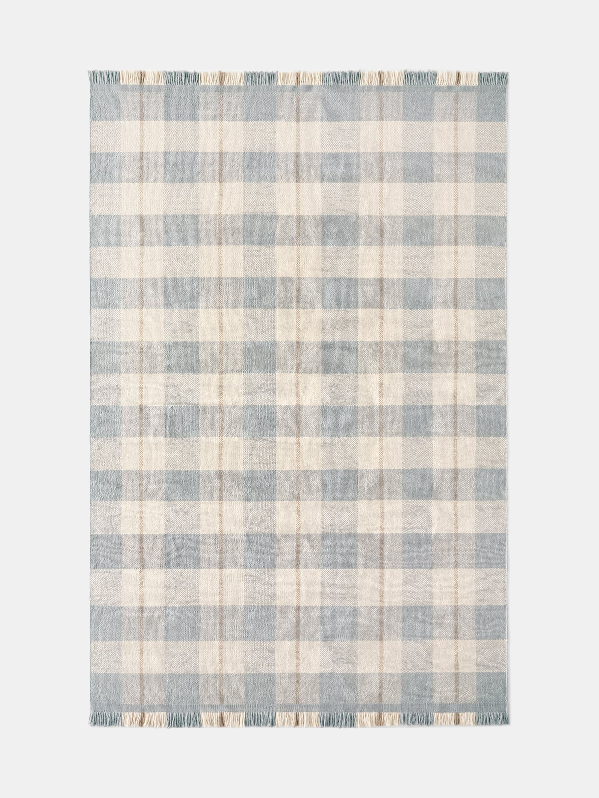 61527 E2071ea078 Plaid Blue Cream Nordic Knots Portrait